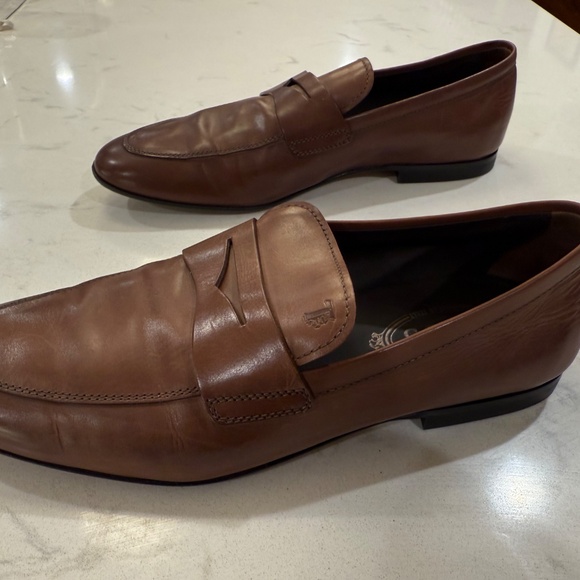 Tod’s Mocassino Cuoio Leather Penny Loafers main image 4